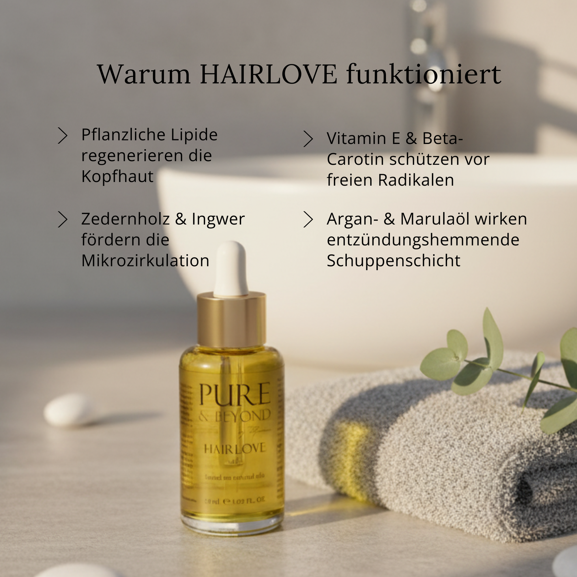 HAIRLOVE Haar- und Kopfhautöl