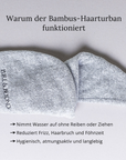 Bambus Haarturban