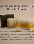 Glow · Clear · Soft - Luffa Seifen