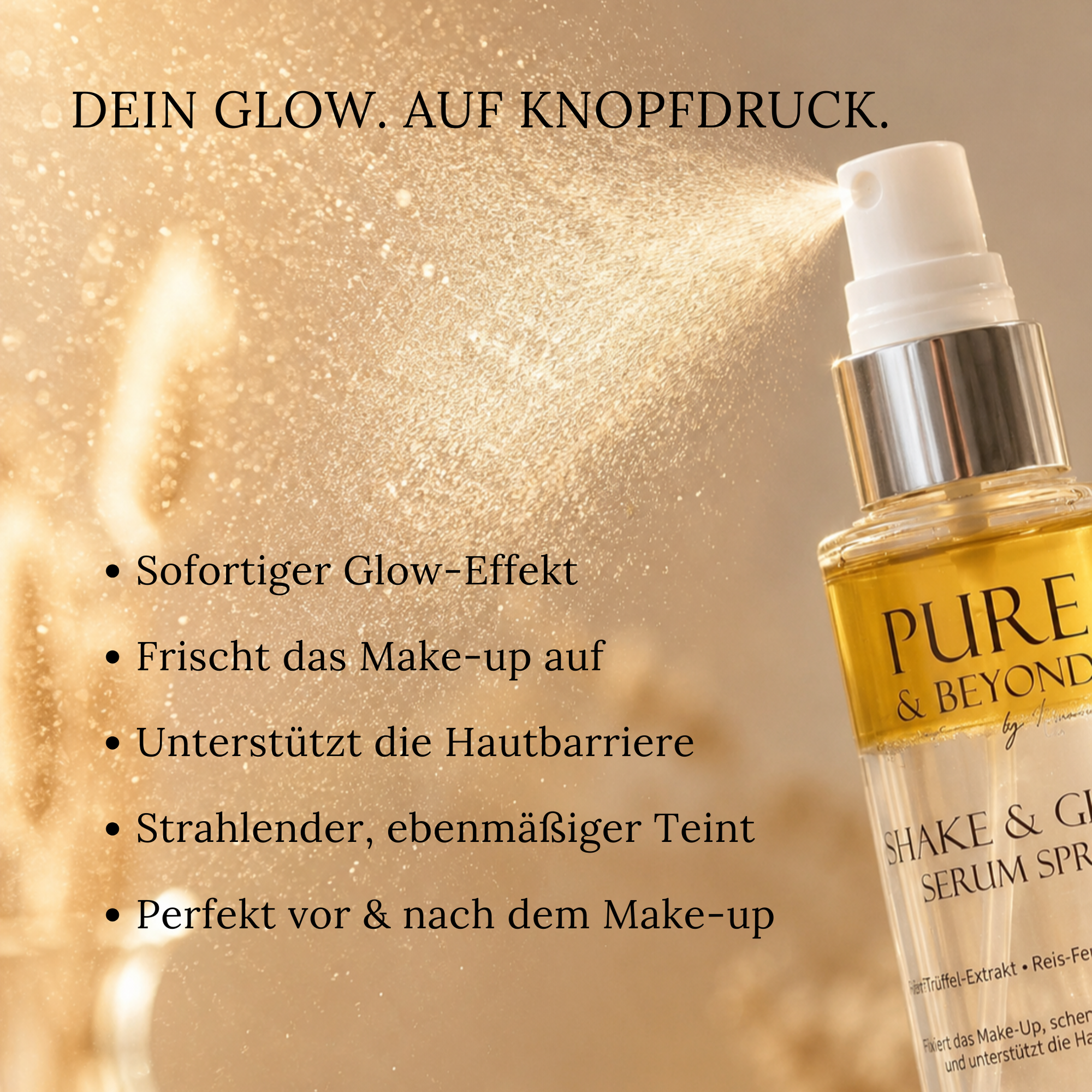 SHAKE &amp; GLOW - 2 Phasen Serum Spray